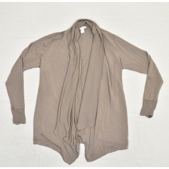 Athleta Women Open Cardigan Sweater Solid Tencel Modal Brown Size XS Long Sleeve - Picture 1 of 8